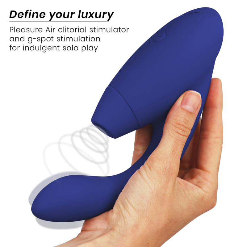 Stimolatore Doppio Womanizer Duo 2 Pleasure Air Blu - WOMANIZER - Stimolatori | erosidea.com