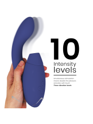 Stimolatore Doppio Womanizer Duo 2 Pleasure Air Blu - WOMANIZER - Stimolatori | erosidea.com