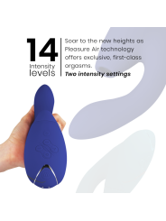Stimolatore Doppio Womanizer Duo 2 Pleasure Air Blu - WOMANIZER - Stimolatori | erosidea.com