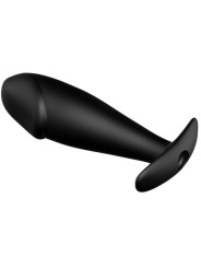 Plug Anale In Silicone Forma Del Pene E 12 Modalit Di Vibrazione Nero - PRETTY LOVE BOTTOM - Plug e Catene Anali | erosidea.com