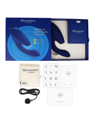 Stimolatore Doppio Womanizer Duo 2 Pleasure Air Blu - WOMANIZER - Stimolatori | erosidea.com