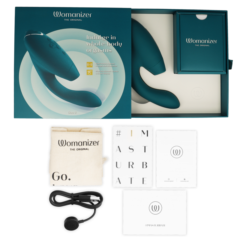 Womanizer - Stimolatore G-Spot Duo 2 Blu Petrol - WOMANIZER - Vibratori punto G | erosidea.com
