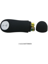 Plug Anale In Silicone Forma Del Pene E 12 Modalit Di Vibrazione Nero - PRETTY LOVE BOTTOM - Plug e Catene Anali | erosidea.com