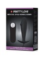 Plug Anale In Silicone Forma Del Pene E 12 Modalit Di Vibrazione Nero - PRETTY LOVE BOTTOM - Plug e Catene Anali | erosidea.com