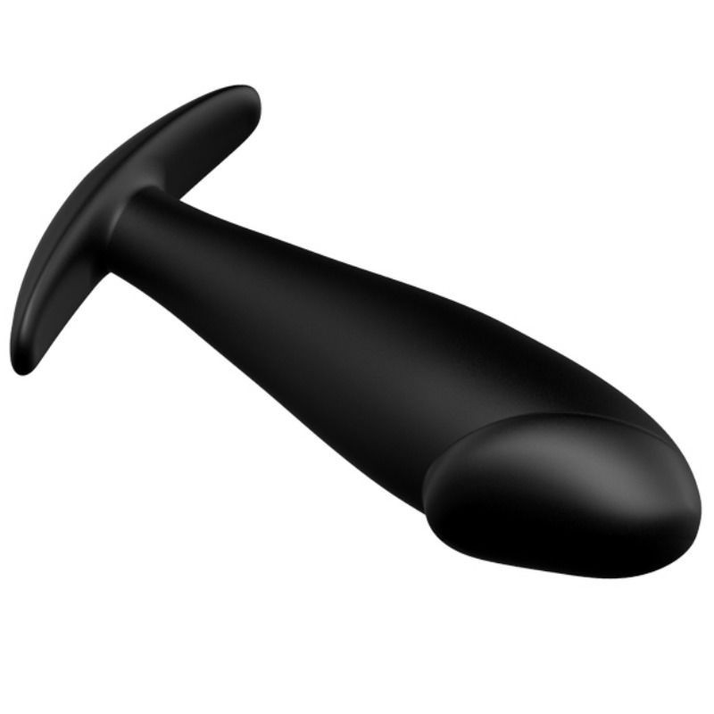 Plug Anale In Silicone Forma Del Pene E 12 Modalit Di Vibrazione Nero - PRETTY LOVE BOTTOM - Plug e Catene Anali | erosidea.com