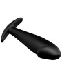 Plug Anale In Silicone Forma Del Pene E 12 Modalit Di Vibrazione Nero - PRETTY LOVE BOTTOM - Plug e Catene Anali | erosidea.com