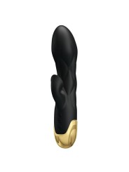 Vibratore Di Lusso Nero Ricaricabile Placcato In Oro - PRETTY LOVE C-TYPE - Vibratori | erosidea.com