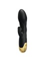 Vibratore Di Lusso Nero Ricaricabile Placcato In Oro - PRETTY LOVE C-TYPE - Vibratori | erosidea.com