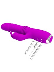 Vibratore Rabbit Dorothy Ricaricabile Viola - PRETTY LOVE C-TYPE - Vibratori Rabbit | erosidea.com