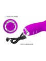 Vibratore Rabbit Dorothy Ricaricabile Viola - PRETTY LOVE C-TYPE - Vibratori Rabbit | erosidea.com