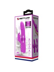 Vibratore Rabbit Dorothy Ricaricabile Viola - PRETTY LOVE C-TYPE - Vibratori Rabbit | erosidea.com