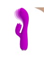Vibratore Ricaricabile Gloria Rabbit-Viola Impermeabile - PRETTY LOVE C-TYPE - Vibratori Rabbit | erosidea.com