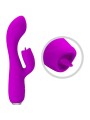 Vibratore Ricaricabile Gloria Rabbit-Viola Impermeabile - PRETTY LOVE C-TYPE - Vibratori Rabbit | erosidea.com