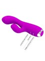 Vibratore Ricaricabile Gloria Rabbit-Viola Impermeabile - PRETTY LOVE C-TYPE - Vibratori Rabbit | erosidea.com