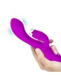 Vibratore Ricaricabile Gloria Rabbit-Viola Impermeabile - PRETTY LOVE C-TYPE - Vibratori Rabbit | erosidea.com