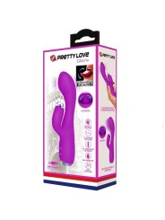 Vibratore Ricaricabile Gloria Rabbit-Viola Impermeabile - PRETTY LOVE C-TYPE - Vibratori Rabbit | erosidea.com