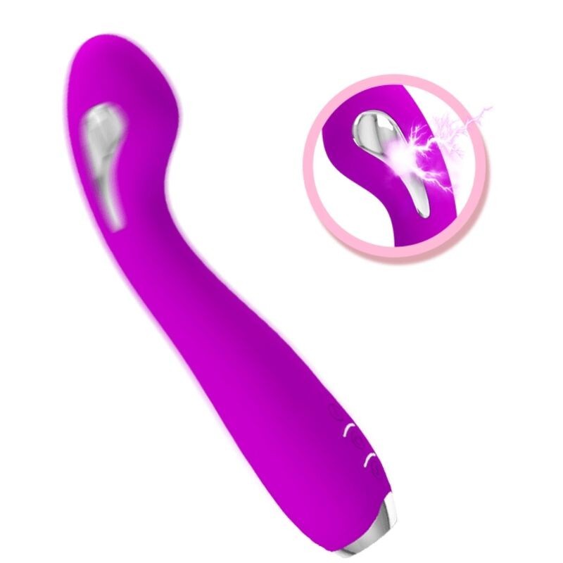 Vibratore Elettroshock Ricaricabile Hector Impermeabile Viola - PRETTY LOVE FLIRTATION - Vibratori | erosidea.com