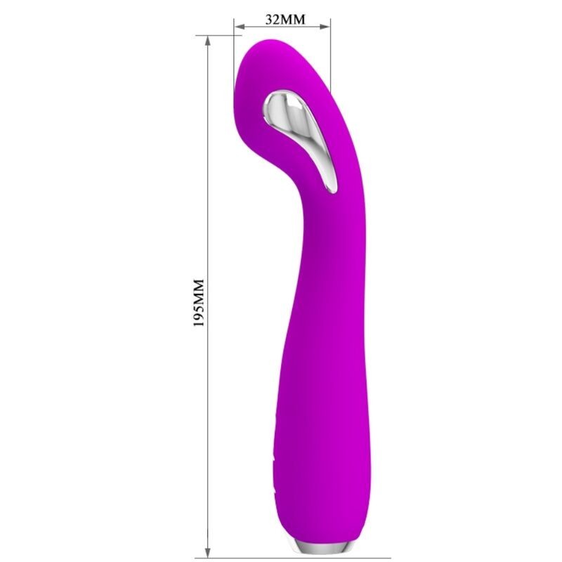 Vibratore Elettroshock Ricaricabile Hector Impermeabile Viola - PRETTY LOVE FLIRTATION - Vibratori | erosidea.com