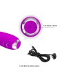 Vibratore Elettroshock Ricaricabile Hector Impermeabile Viola - PRETTY LOVE FLIRTATION - Vibratori | erosidea.com