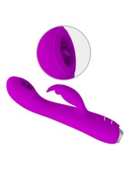 Pretty Love - Vibratore Ricaricabile Rachel Con Ventosa Viola - PRETTY LOVE C-TYPE - Vibratori | erosidea.com