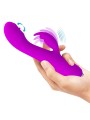Pretty Love - Vibratore Ricaricabile Rachel Con Ventosa Viola - PRETTY LOVE C-TYPE - Vibratori | erosidea.com