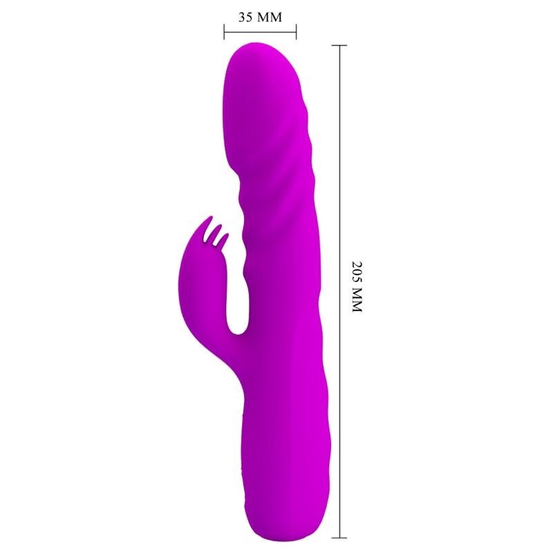 Vibratore Rabbit Ricaricabile Melanie Viola - PRETTY LOVE FLIRTATION - Vibratori Rabbit | erosidea.com