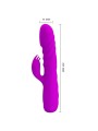 Vibratore Rabbit Ricaricabile Melanie Viola - PRETTY LOVE FLIRTATION - Vibratori Rabbit | erosidea.com