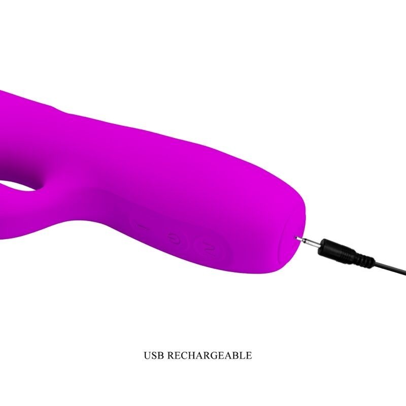 Vibratore Rabbit Ricaricabile Melanie Viola - PRETTY LOVE FLIRTATION - Vibratori Rabbit | erosidea.com