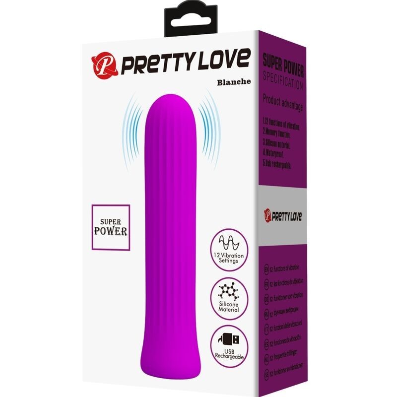 Vibratore Blanche Stimolatore Rosa - PRETTY LOVE C-TYPE - Vibratori | erosidea.com