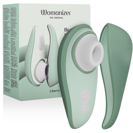 Womanizer - Liberty 2 Stimolatore Clitoride & Ventosa Verde Chiaro - WOMANIZER - Succhia Clitoride | erosidea.com