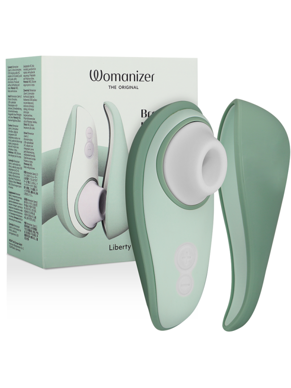 Womanizer - Liberty 2 Stimolatore Clitoride & Ventosa Verde Chiaro - WOMANIZER - Succhia Clitoride | erosidea.com