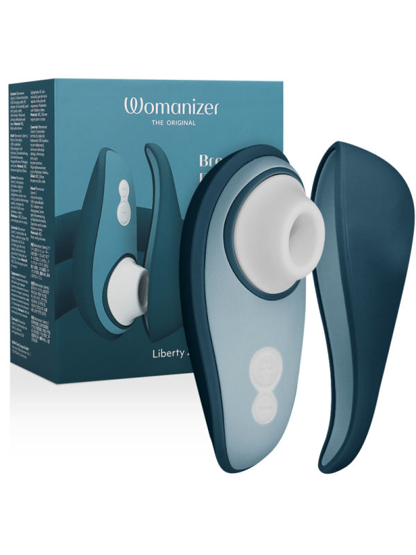 Womanizer - Liberty 2 Stimolatore Clitoride & Ventosa Blu - WOMANIZER - Succhia Clitoride | erosidea.com
