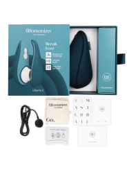 Womanizer - Liberty 2 Stimolatore Clitoride & Ventosa Blu - WOMANIZER - Succhia Clitoride | erosidea.com