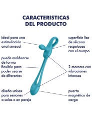 Vibratore Plug & Play 1 Multi Flessibile - SATISFYER RING - Plug e Catene Anali | erosidea.com
