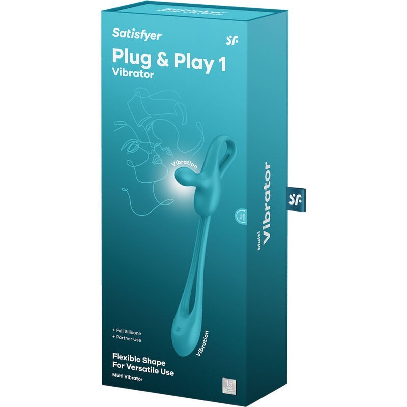 Vibratore Plug & Play 1 Multi Flessibile - SATISFYER RING - Plug e Catene Anali | erosidea.com