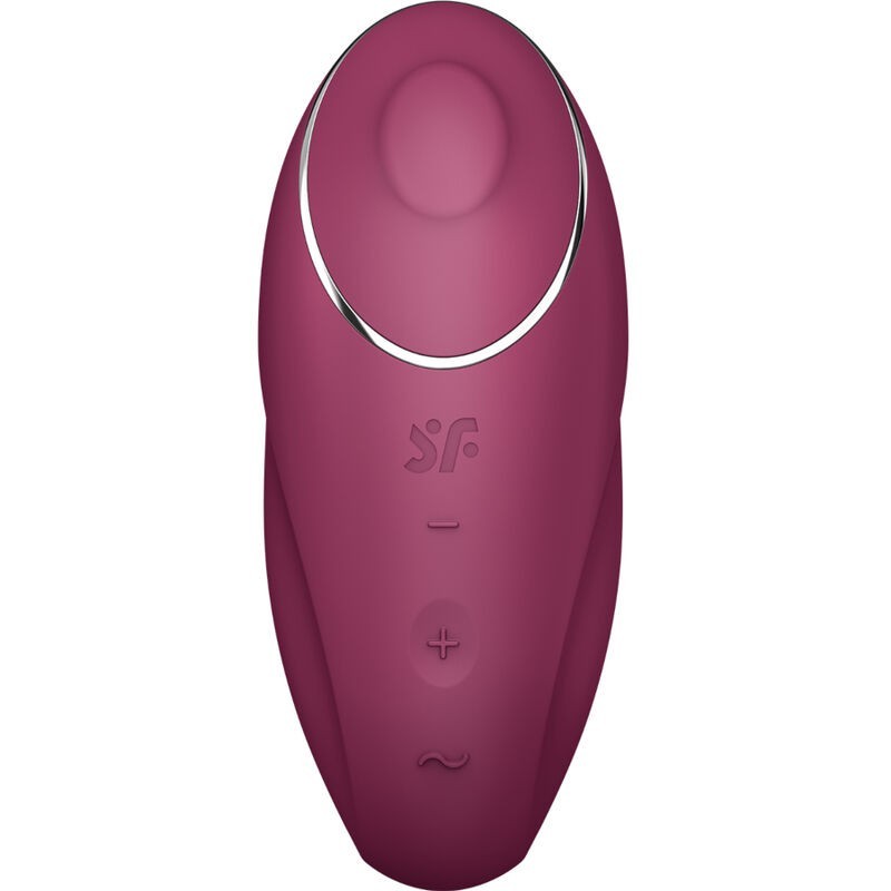Satisfyer - Tap & Climax 1 Vibratore Lay-On Rosso - SATISFYER LAYONS - Vibratori Clitoride | erosidea.com