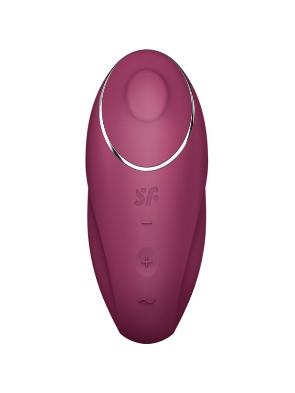 Satisfyer - Tap & Climax 1 Vibratore Lay-On Rosso - SATISFYER LAYONS - Vibratori Clitoride | erosidea.com