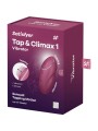 Satisfyer - Tap & Climax 1 Vibratore Lay-On Rosso - SATISFYER LAYONS - Vibratori Clitoride | erosidea.com