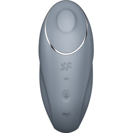 Vibratore Tap & Climax 1 Clitoride Lay-On Grigio - SATISFYER LAYONS - Vibratori Clitoride | erosidea.com