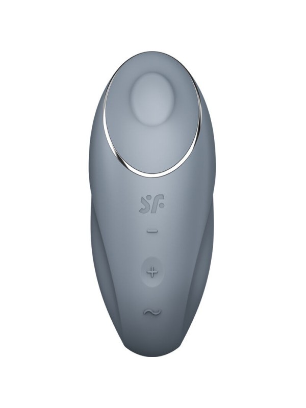 Vibratore Tap & Climax 1 Clitoride Lay-On Grigio - SATISFYER LAYONS - Vibratori Clitoride | erosidea.com