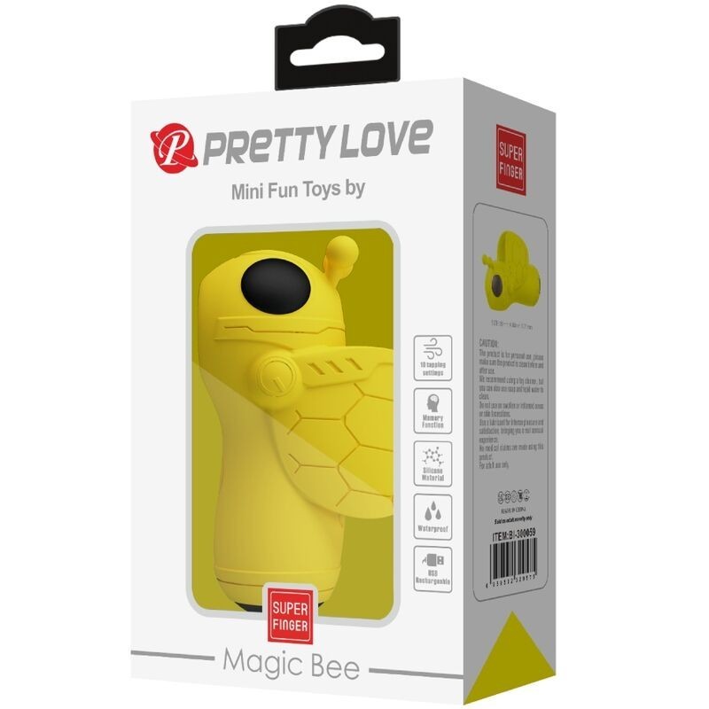 Pretty Love - Mini Giocattoli Divertenti Di Magic Bee Vibratore E Ventosa - PRETTY LOVE SMART - Vibratori Mini | erosidea.com