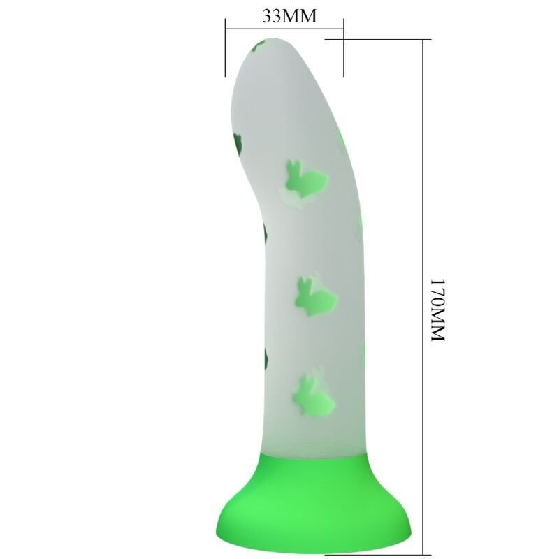 Dildo Magico Nightfall Senza Vibrazioni Verde Luminoso - PRETTY LOVE FLIRTATION - Dildo Speciali | erosidea.com