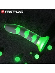 Dildo Magico Nightfall Senza Vibrazioni Verde Luminoso - PRETTY LOVE FLIRTATION - Dildo Speciali | erosidea.com