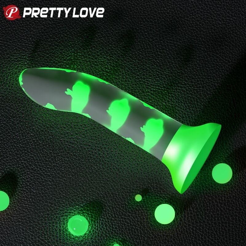 Dildo Magico Nightfall Senza Vibrazioni Verde Luminoso - PRETTY LOVE FLIRTATION - Dildo Speciali | erosidea.com
