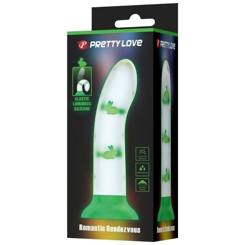 Dildo Magico Nightfall Senza Vibrazioni Verde Luminoso - PRETTY LOVE FLIRTATION - Dildo Speciali | erosidea.com