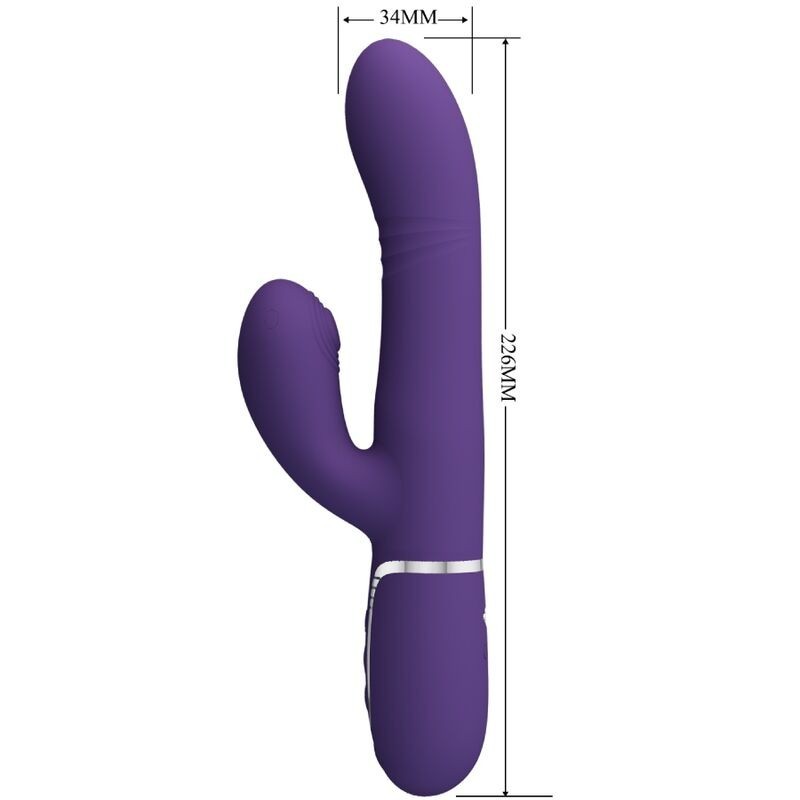 Vibratore Multifunzione G-Spot Viola - PRETTY LOVE FLIRTATION - Vibratori punto G | erosidea.com