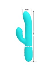 Vibratore Multifunzione G-Spot Verde Acqua - PRETTY LOVE FLIRTATION - Vibratori punto G | erosidea.com