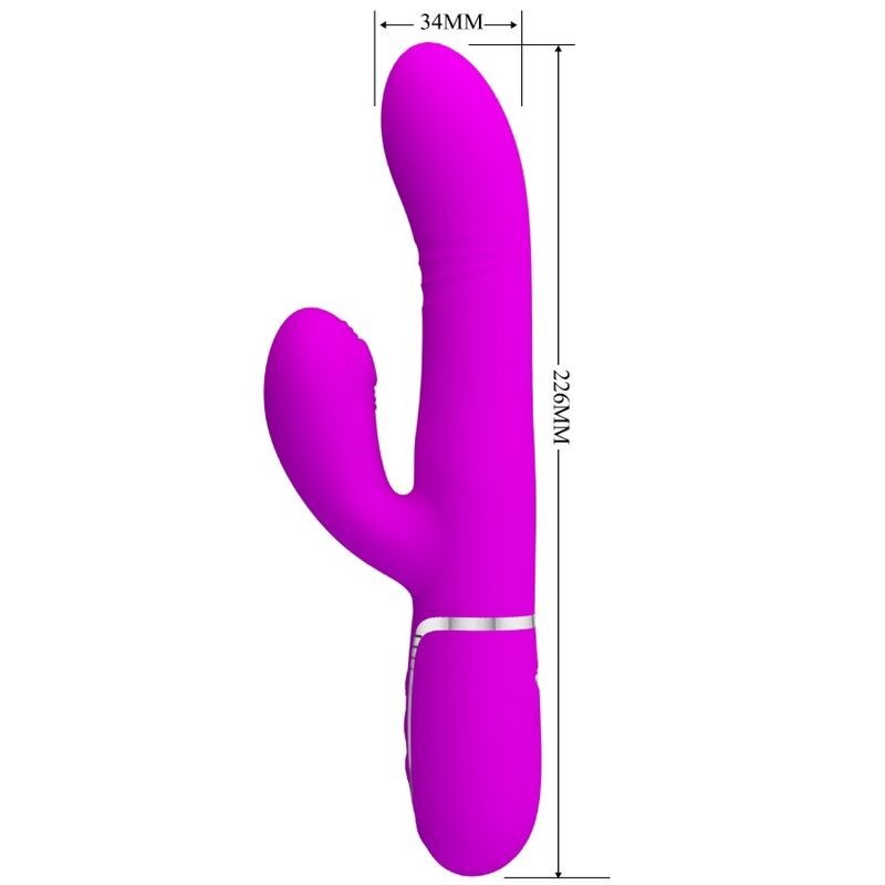 Vibratore Multifunzione G-Spot Fucsia - PRETTY LOVE FLIRTATION - Vibratori punto G | erosidea.com