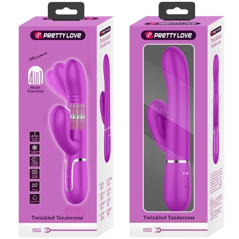 Vibratore Multifunzione G-Spot Fucsia - PRETTY LOVE FLIRTATION - Vibratori punto G | erosidea.com