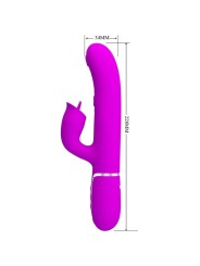 Vibratore Rabbit Con Licing Fucsia - PRETTY LOVE FLIRTATION - Vibratori Rabbit | erosidea.com